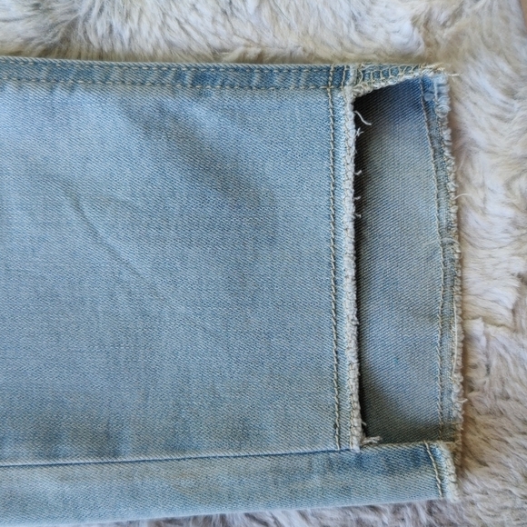 Justice Lightly Distressed Jeans Pant Girl's Size 14. - Picture 8 of 14